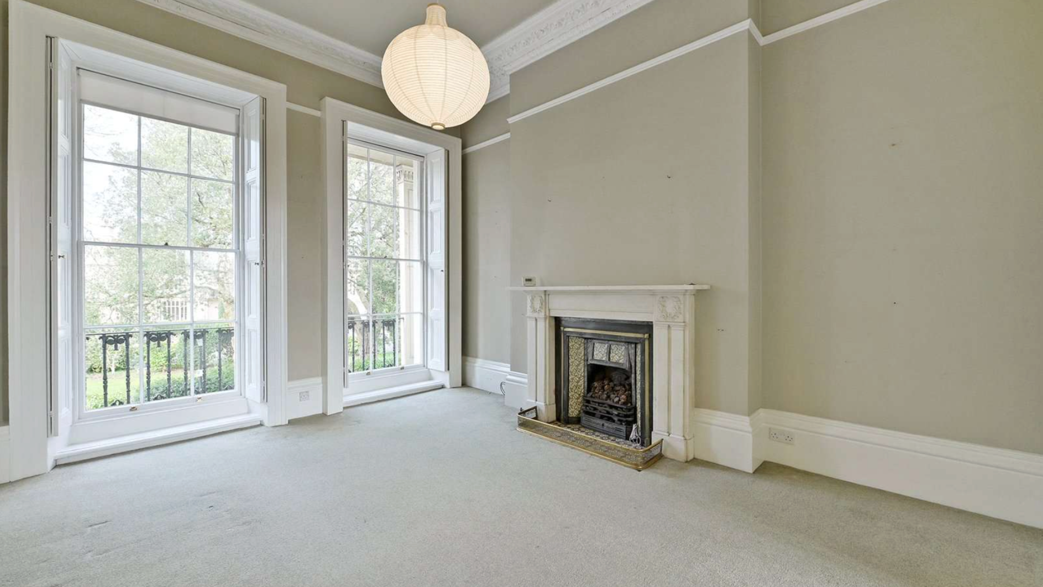 Living area before renovation